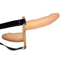5.5 inch and 3 inch multi speed Double Dong strap on