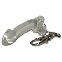 Penis Key Ring Crystal Pendant